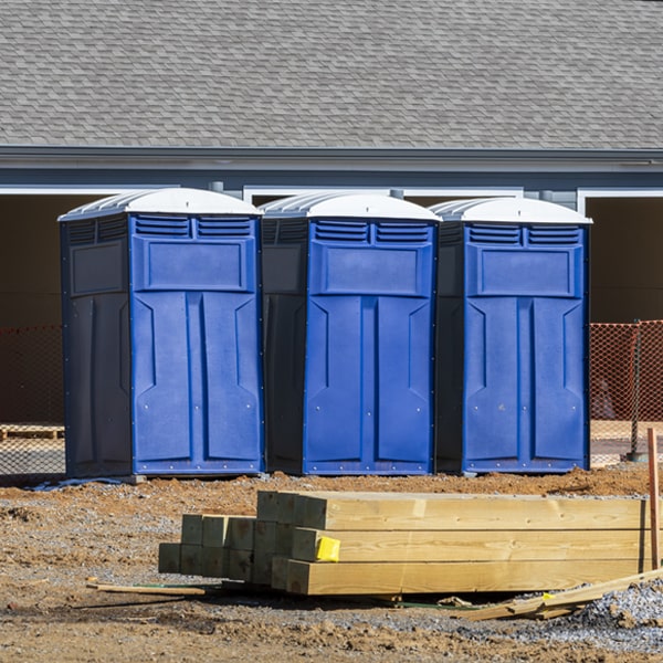 is there a specific order in which to place multiple porta potties in Neville